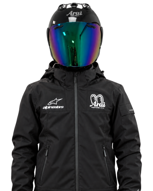 Chaqueta Arai × Alpinestars FASTONE Negra - frontal