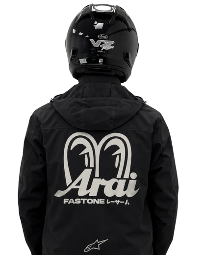 Chaqueta Arai × Alpinestars FASTONE Negra - espalda