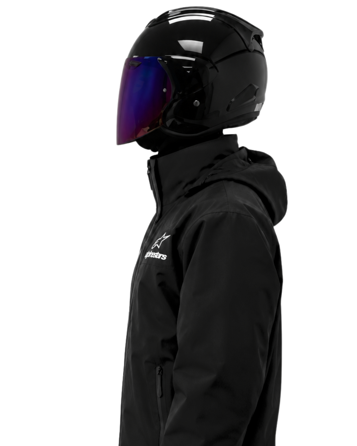 Chaqueta Arai × Alpinestars FASTONE Negra - perfil derecho
