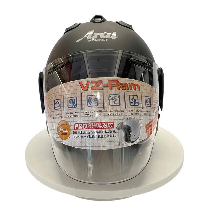 CASCO ARAI VZ-RAM NEGRO MATE